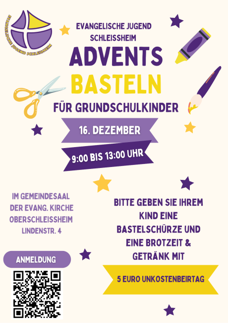 Flyer Adventsbasteln